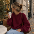 Lien sweater- bordeau
