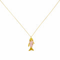 Glitter and glam fish-ketting
