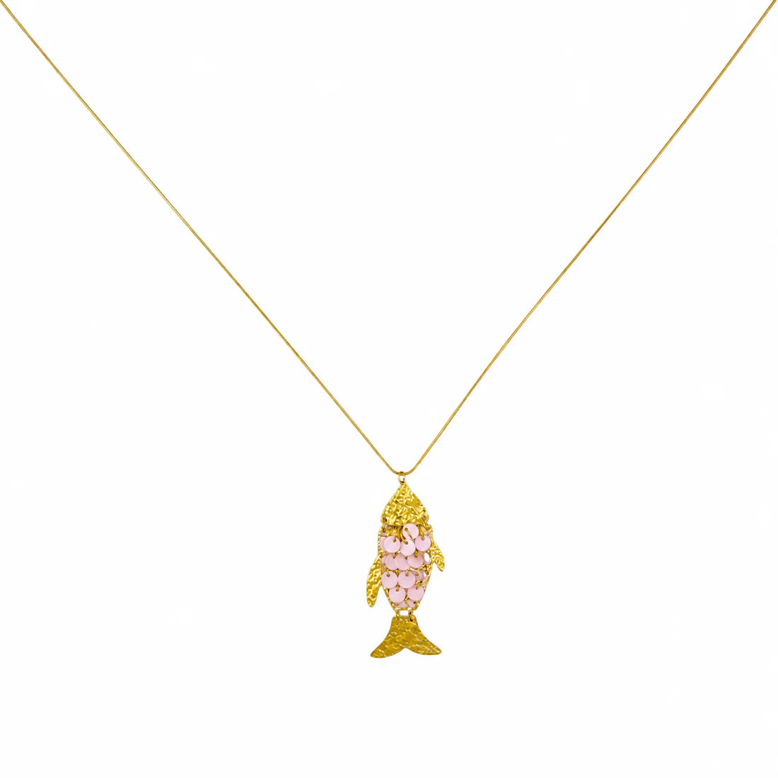 Glitter and glam fish-ketting