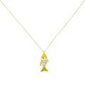 Glitter and glam fish-ketting