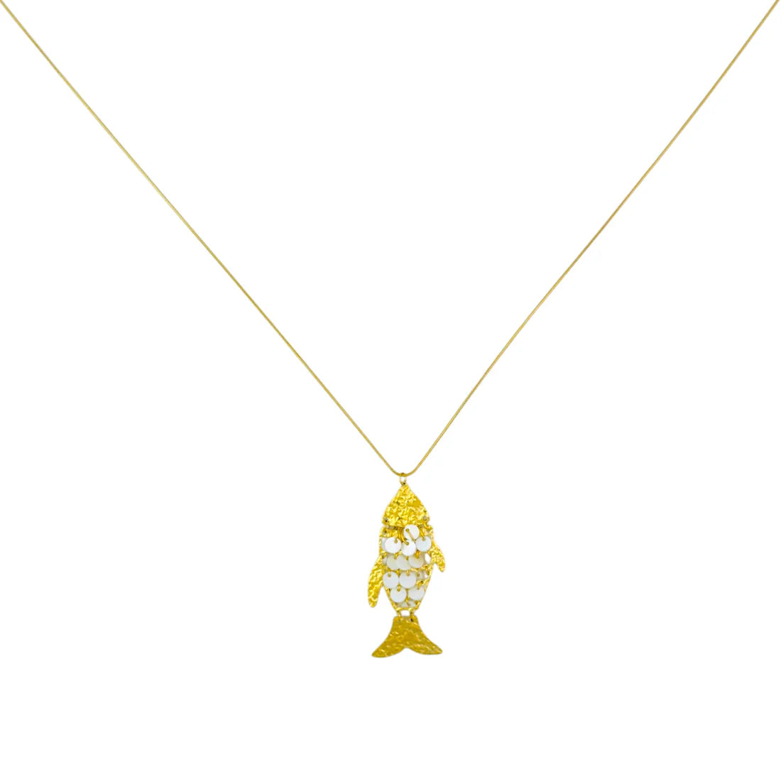 Glitter and glam fish-ketting