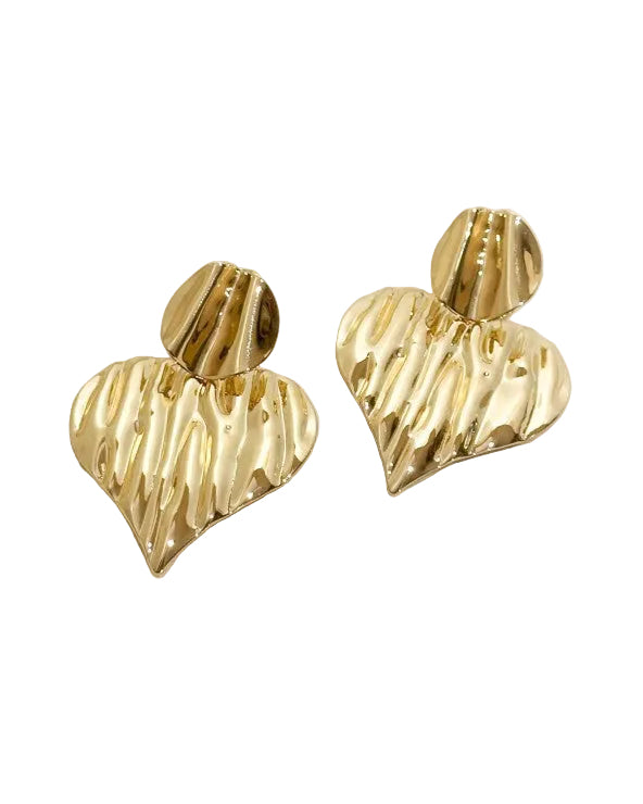 Golden way oorbellen