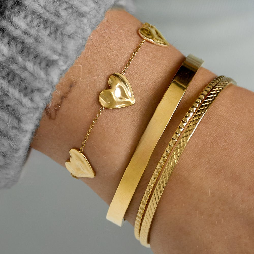 Tripple love - armband